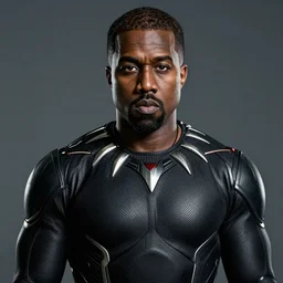 Kanye West as Black Panther 4K quality super realistic