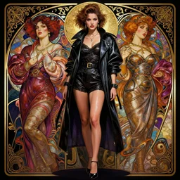 cyberpunk, perfectly-centered-Portrait of the most beautiful woman on the planet,  80s fashion, high fashion, sweaty, high heels, insane, intricate, highly detailed, digital painting, artstation, concept art, smooth, sharp focus, illustration, Unreal Engine 5, 8K, art by artgerm and greg rutkowski and alphonse mucha