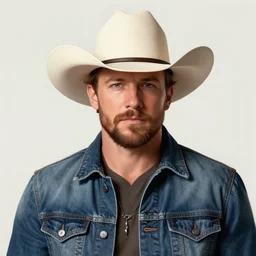 portrait of Morgan Wallen cowboy artwork by boris vallejo
