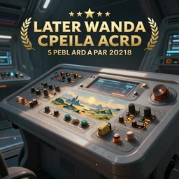 a sci - fi control panel illustration