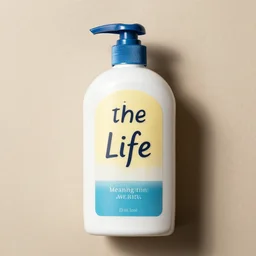 the meaning of life on the back of a shampoo bottle