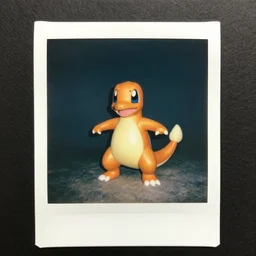 1 9 5 0 s polaroid picture of charmander