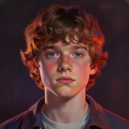 a beautiful digital portrait painting of eleven from stranger things, by Craig Mullins. Volumetric light. Symmetry.