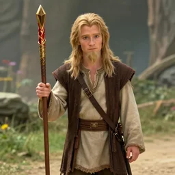 movie still of legolas in a pixar movie