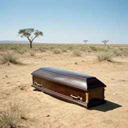 coffin in the middle of nowhere