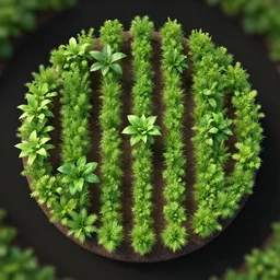 a cellular automata made of plants