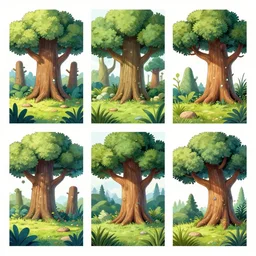 photo cartoon bd illustration comic manga painting of wood environement : 5 fantasy environement, digital painting : 1 fat brush concept sketch artist bd enki bilal : 1 0