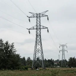 realistic powerlines, by simon stalenhag