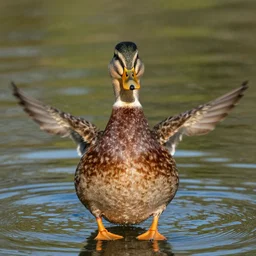 duck with arms