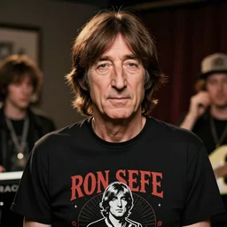 An older man John Lennon in the 2000s with an emo haircut and graphic t-shirt in a rap music video, taken in the 2000s, 4k resolution, 8k resolution, HD Quality, highly detailed, very detailed, detailed, studio quality lighting, digital art, trending on artstation, real life, realistic, hyperrealistic