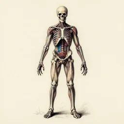 the costume of spawn, anatomical drawing, tetrachromacy
