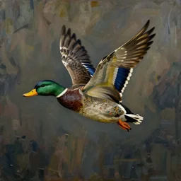 franz marc flying duck