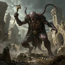 cthulu attacking old medieval empire, renaissance, digital art