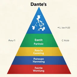 diagram of dante's nine layers of the philippines