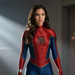 film still of megan fox as spiderman, cinematic scene, hollywood standard
