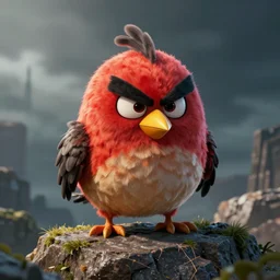 angry bird in real life
