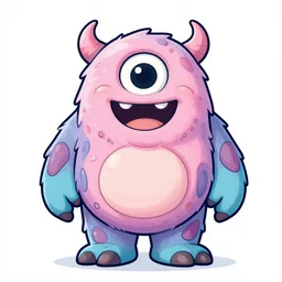 Cotton Candy Monster, Marvel Comic Book Drawing