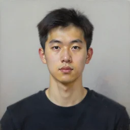 portrait painting by jason lee