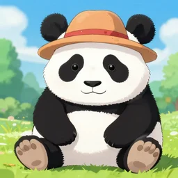 🐼 as luffy