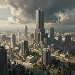 dystopian Germany city, concept art, digital painting, style of jordan grimmer, futuristic, volumetric lighting, small buildings
