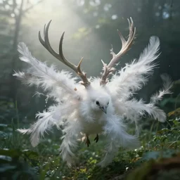 the hidden forces can't help but hint that aberrant patterning, unfurling wickedly in the mist, gives us a fledgling hope of downy feathers, antlered feathers, and the nearest exit may be behind you. a gardenly flight to the stars in BROAD DAYLIGHT