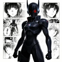 dark samus style as an anime by kento miura, trending on artstation 2 d manga
