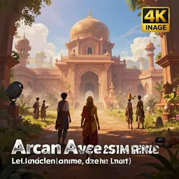 “Arcane video game set in India, digital art, unreal engine, 4K UHD image”