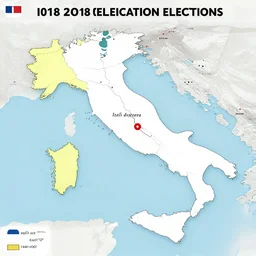 map of the 2018 Italian Elections