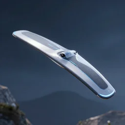 a photo of a futuristic radio controlled boomerang