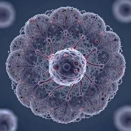 biological fractal electron micrograph hyperrealistic alex gray 8 k