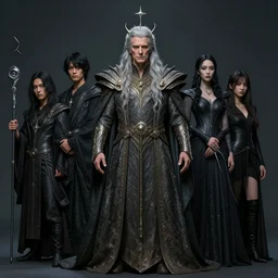 full body portrait of sir ian mckellen as a magical star guardian. detailed face, concept art, intricate, highly detailed 8 k, smooth, sharp focus, handsome and aesthetic shape of face and body, artgerm, artstation, art by zexi guo and nira and junpei suzuki and gharliera and rinotuna
