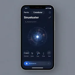 particle simulator app homescreen