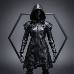 ash maker, black leather, night cyborg reaper, hex photo realism, style of david lachapelle, 3 5 mm