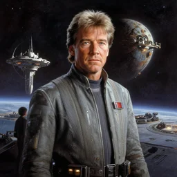 concept art, establishing shot, science fiction space movie by george lucas beautiful painting, ultra detailed, 8 k render
