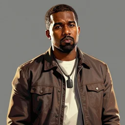 kanye west in stephen bliss illustration red dead redemption 2 artwork of kanye west, in the style of red dead redemption 2 loading screen, by stephen bliss, artstation