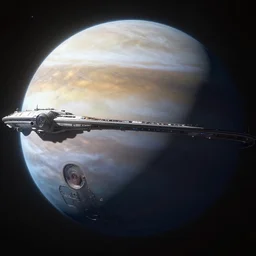 a spaceship from the culture, high detailed, 4 k, extreme detail, in space, utopian, science fiction, in space above neptune, round, art by artgerm