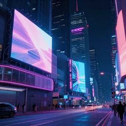 cyberpunk night street, neon billboards, hyper-realism, futurism, 8k, sharp ages, hd, clear lines!!, ultra detailed, style of John Berkey, Norman Rockwell, Hans Thoma, Ivan Shishkin, Tyler Edlin, Thomas Kinkad