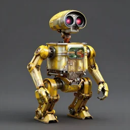 big yellow pit droid, by Greg Rutkowski