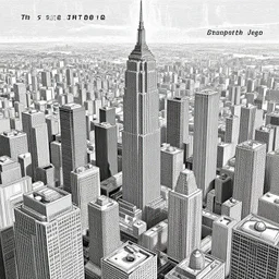 “geometrically surreal city, extremely high detail, photorealistic, intricate line drawings, dotart, album art in the style of James Jean”