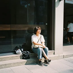 Candid Street Photography. Kodak Advantix Ultra 200