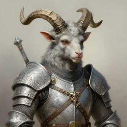 close up painting of young man satyr with horns in refined deciduous bard armour, bard character design from the the witcher 3 : wild hunt, decorated, intricate, elegant, highly detailed, digital painting, artstation, concept art, smooth, sharp focus, illustration, art by artgerm and greg rutkowski and alphonse mucha, 8 k