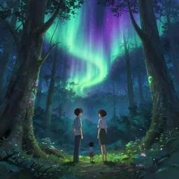 divine forest of light, aurora, behance hd artstation by jesper ejsing by rhads, makoto shinkai and lois van baarle, ilya kuvshinov, ossdraws