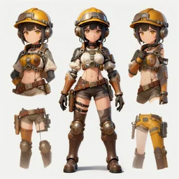 character concept art of a dieselpunk woman engineer | | anime, cute - fine - face, pretty face, realistic shaded perfect face, key visual, fine details by hyeyoung kim, stanley artgerm lau, wlop, rossdraws, james jean, andrei riabovitchev, marc simonetti, and sakimichan, tranding on artstation