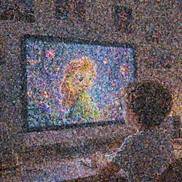 a wholesome illustration of a kid and a computer monitor with imaginative and trippy elements popping out of the screen, imagination, creativity, magic, computer monitor, photos hanging on the wall  Pixar and Disney animation, sharp, Rendered in Redshift and Unreal Engine 5 by Greg Rutkowski, Bloom, dramatic lighting