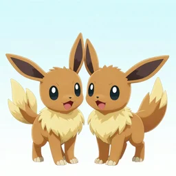 fusion of eevee and umbreon, kawaii