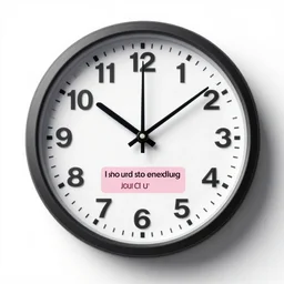 a clock showing what time I should stop entering prompts into Stable Diffusion