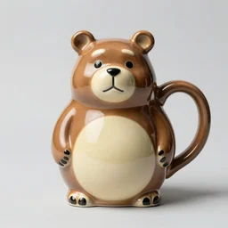 ceramic mug in the shape of freddy fazbear
