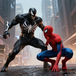 kraven the hunter fighting spider - man