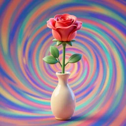 vintage cgi 3 d render in the style of micha klein of single rose in vase final fantasy ix by ichiro tanida against a psychedelic swirly background with 3 d butterflies and 3 d flowers n the style of 1 9 9 0's cg graphics 3 d rendered y 2 k aesthetic by ichiro tanida, 3 do magazine