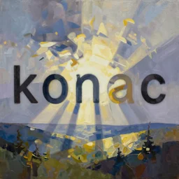 a abstract oil painting depicting the Konami Code
